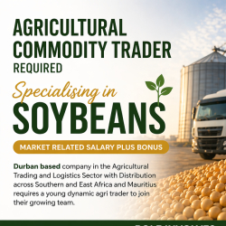 Agricultural Commodity trader required specialising in Soybeans and Edible Oils 